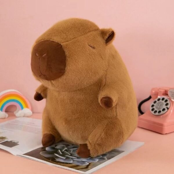 Cute Capybara Character Soft Toy | Imported Skin | Plush Toy | 35 Cm | OPP Packing - Image 3