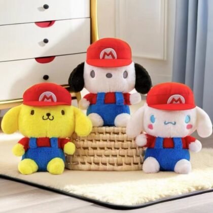Super Mario Soft Toy for kids | Imported Skin | 25 Cm | Plush Toy | Assorted Colors | OPP Packing