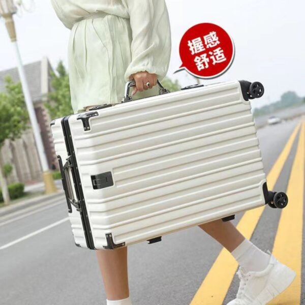 Polycarbonate Aluminum Frame Trolly Set with Locking System | 3pcs Set | 20,24,28 Inch | Waterproof |  Box Packing - Image 4