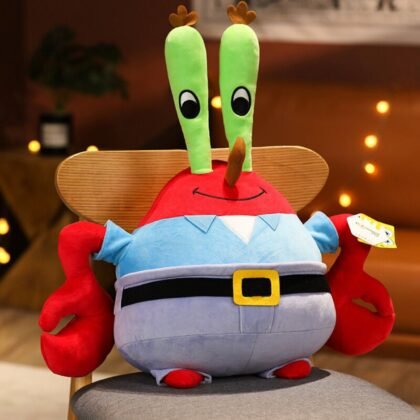 Cute SquarePants Krab Design Plush Toy for Kids | Imported Skin | 35 Cm | OPP Packing