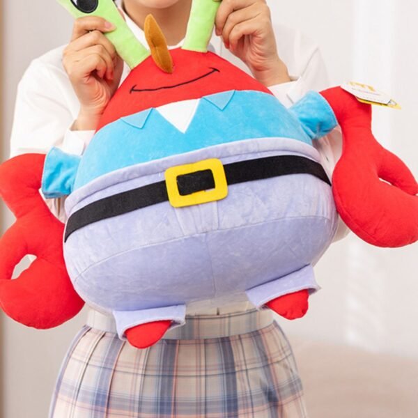 Cute SquarePants Krab Design Plush Toy for Kids | Imported Skin | 35 Cm | OPP Packing - Image 4