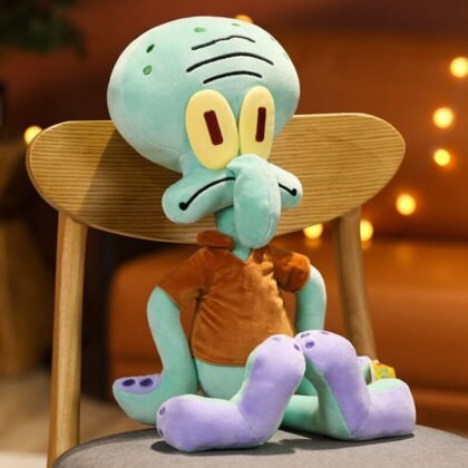 Squidward Plush Toy for Kids | Imported Skin | 40 Cm | Soft Toy | OPP Packing