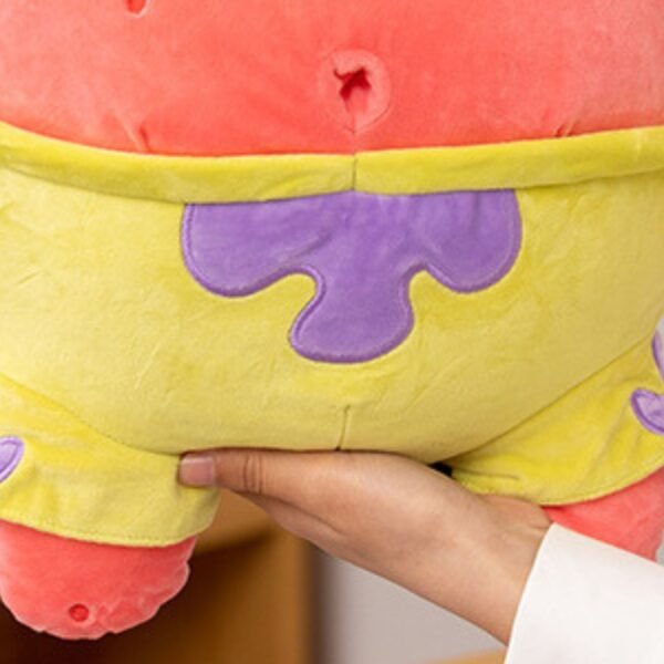 Patrick Star Shape Soft Toy for Kids | Imported Skin | 35 Cm | Plush Toy | OPP Packing - Image 3