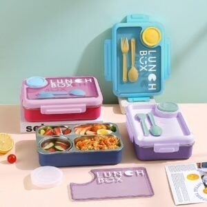Insulated Bento Lunch Box with decorative background