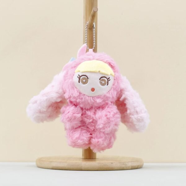 Cute Kawaii Girl Doll Plush Key Chain | 9*7*13 Cm | Washable | Soft Toy Key Chain | Assorted Colors | OPP Packing - Image 6