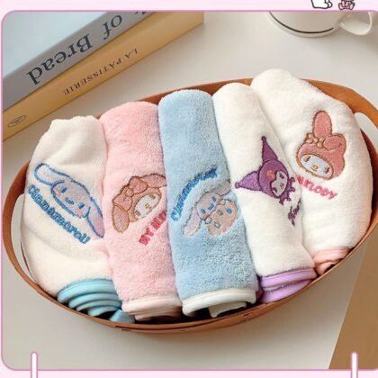 Kawaii Kids Hand Towel | Durable & Water Absorbable | 30*30 Cm | Assorted Colors & Prints | OPP Packing