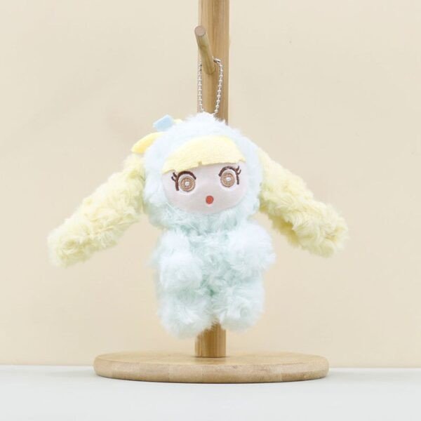Cute Kawaii Girl Doll Plush Key Chain | 9*7*13 Cm | Washable | Soft Toy Key Chain | Assorted Colors | OPP Packing - Image 4