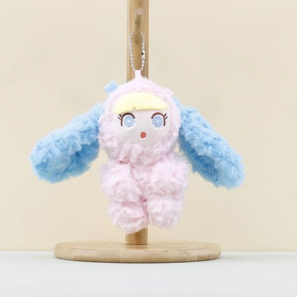 Cute Kawaii Girl Doll Plush Key Chain | 9*7*13 Cm | Washable | Soft Toy Key Chain | Assorted Colors | OPP Packing - Image 3