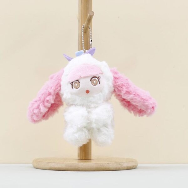 Cute Kawaii Girl Doll Plush Key Chain | 9*7*13 Cm | Washable | Soft Toy Key Chain | Assorted Colors | OPP Packing - Image 2