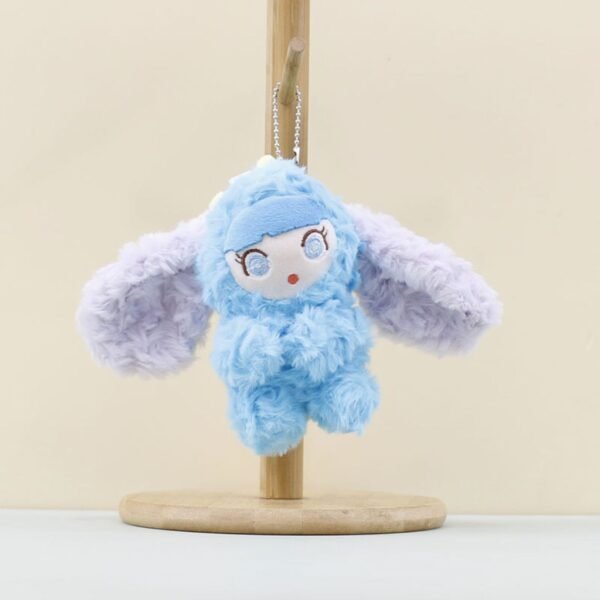 Cute Kawaii Girl Doll Plush Key Chain | 9*7*13 Cm | Washable | Soft Toy Key Chain | Assorted Colors | OPP Packing - Image 5