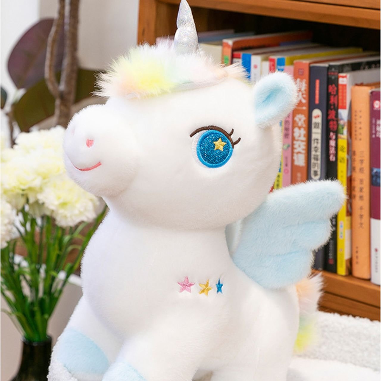 Cute Unicorn Plush Toy for Kids | Washable & Huggable | Imported Skin | Big Size Soft Toy | 60 Cm | Assorted Colors | OPP Packing - Image 4