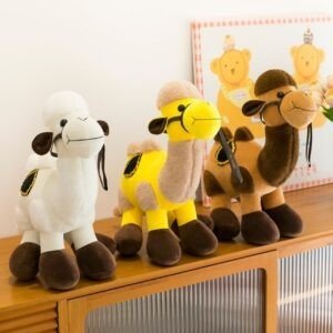 Cute Camel Plush Toy for Kids | Imported Skin | Washable & Huggable | Soft Toy | 40 Cm | Assorted Colors | OPP Packing