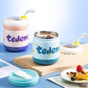 Stainless Steel Tedmie Sup Cup with decorative background