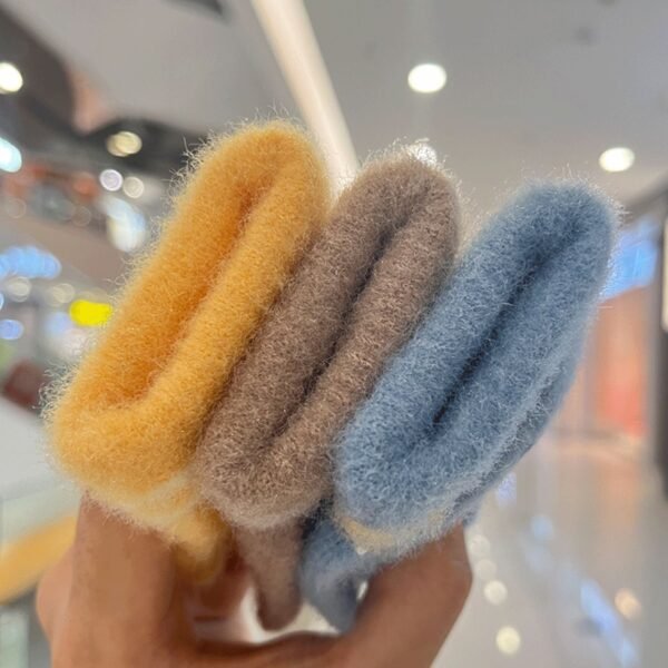 Cute Cartoon Printed Kids Winter Gloves with Mitten Flap | Half Finger Gloves | Wool | Keeps Warm | 11*8 Cm | Assorted colors | OPP Packing - Image 6