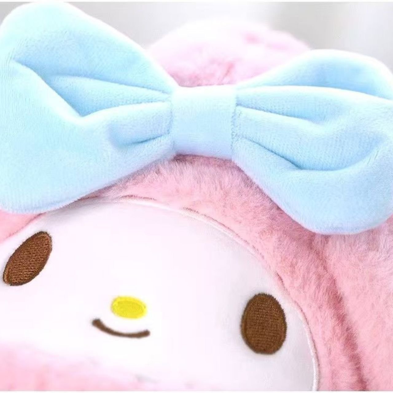 Cute Kawaii Theme Hat Scarf for Kids | Warm & Windproof | Faux Fur & Wool | 63 Cm | Assorted Colors | OPP Packing - Image 4