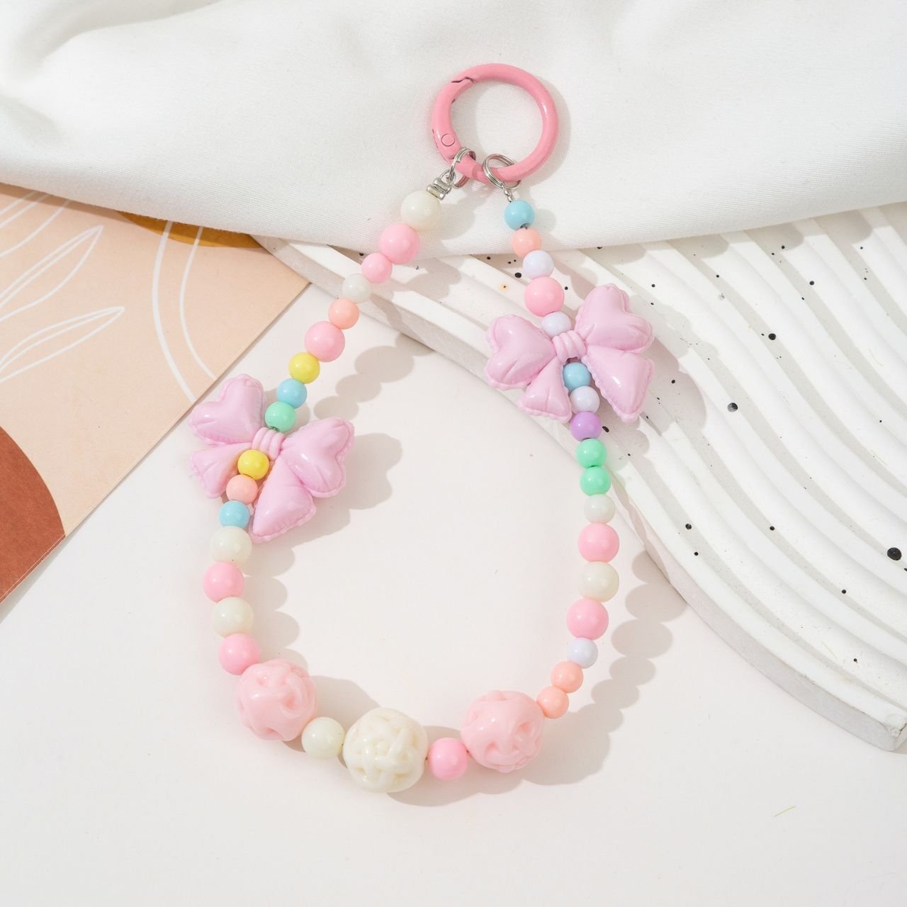 Beautiful Mobile Phone Charm | Backpack Pendent | 15 Cm | Assorted Colors | OPP Packing - Image 4