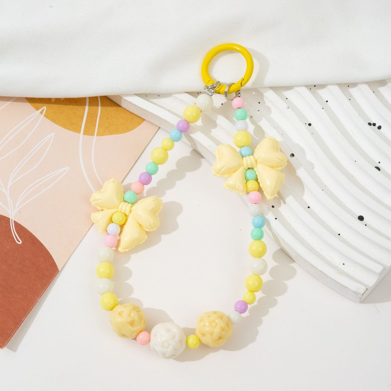 Beautiful Mobile Phone Charm | Backpack Pendent | 15 Cm | Assorted Colors | OPP Packing - Image 3