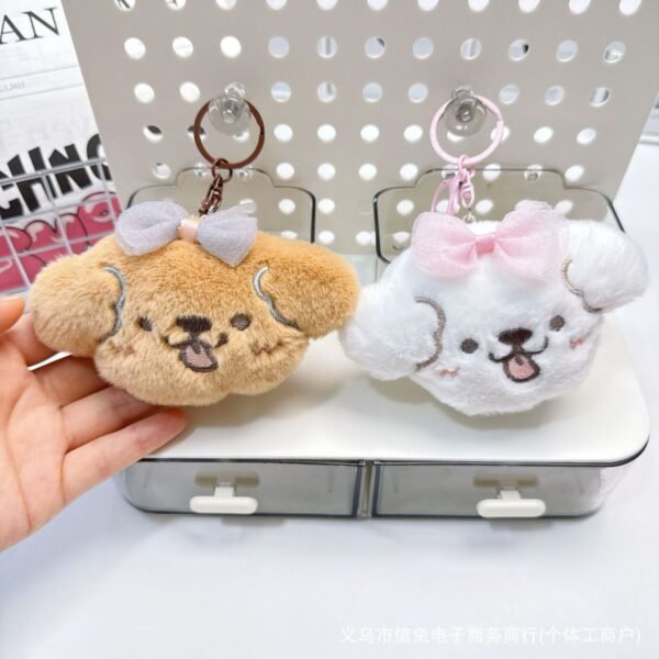 Cute Kawaii Plush Keychain | Backpack Pendent | Plushies | Metal Keyring | 10 Cm | Assorted Colors & Design | OPP Packing - Image 3