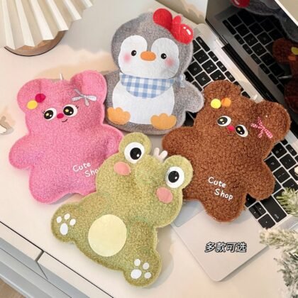 Cute Cartoon Hot Water Bag | Warmer | Washable | Portable & Leakproof | 350 ML | Assorted Colors | OPP Packing