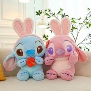 Cute Super Soft Stitch Plush Toy for Kids | Washable & Huggable | Soft Toy | Imported Skin | 35 Cm | Assorted Colors | OPP Packing