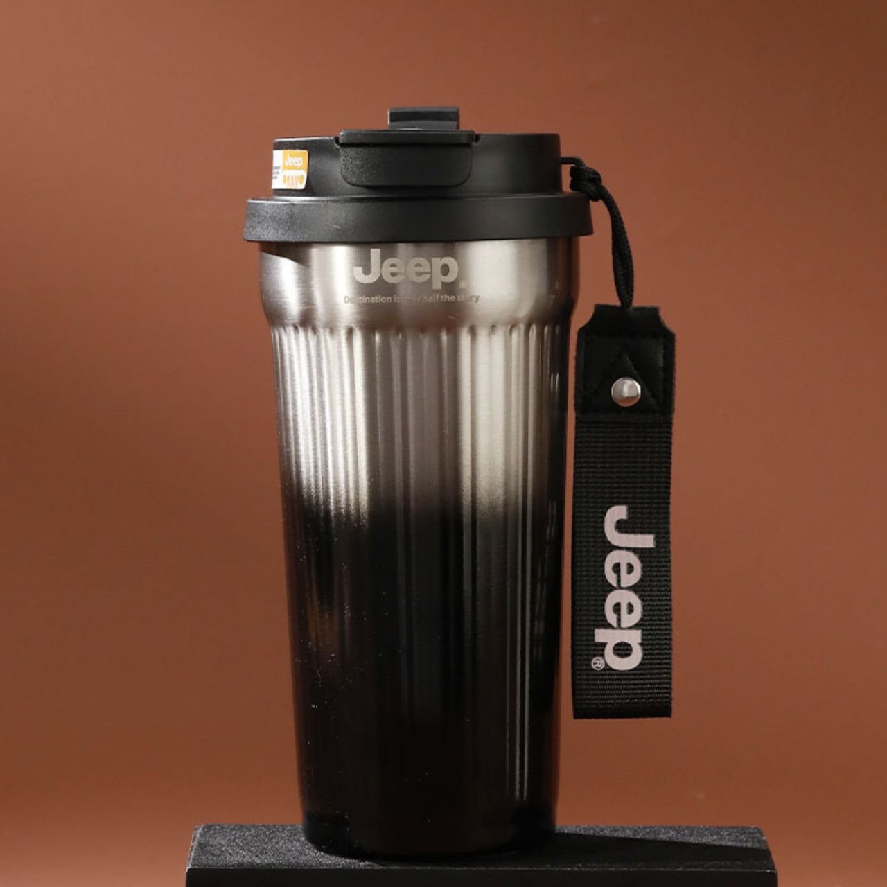 Stainless Steel Insulated Travel Coffee Mug | Portable & Leakproof | 550 ML | Dual Drinking System | Assorted Colors | Box Packing - Image 4