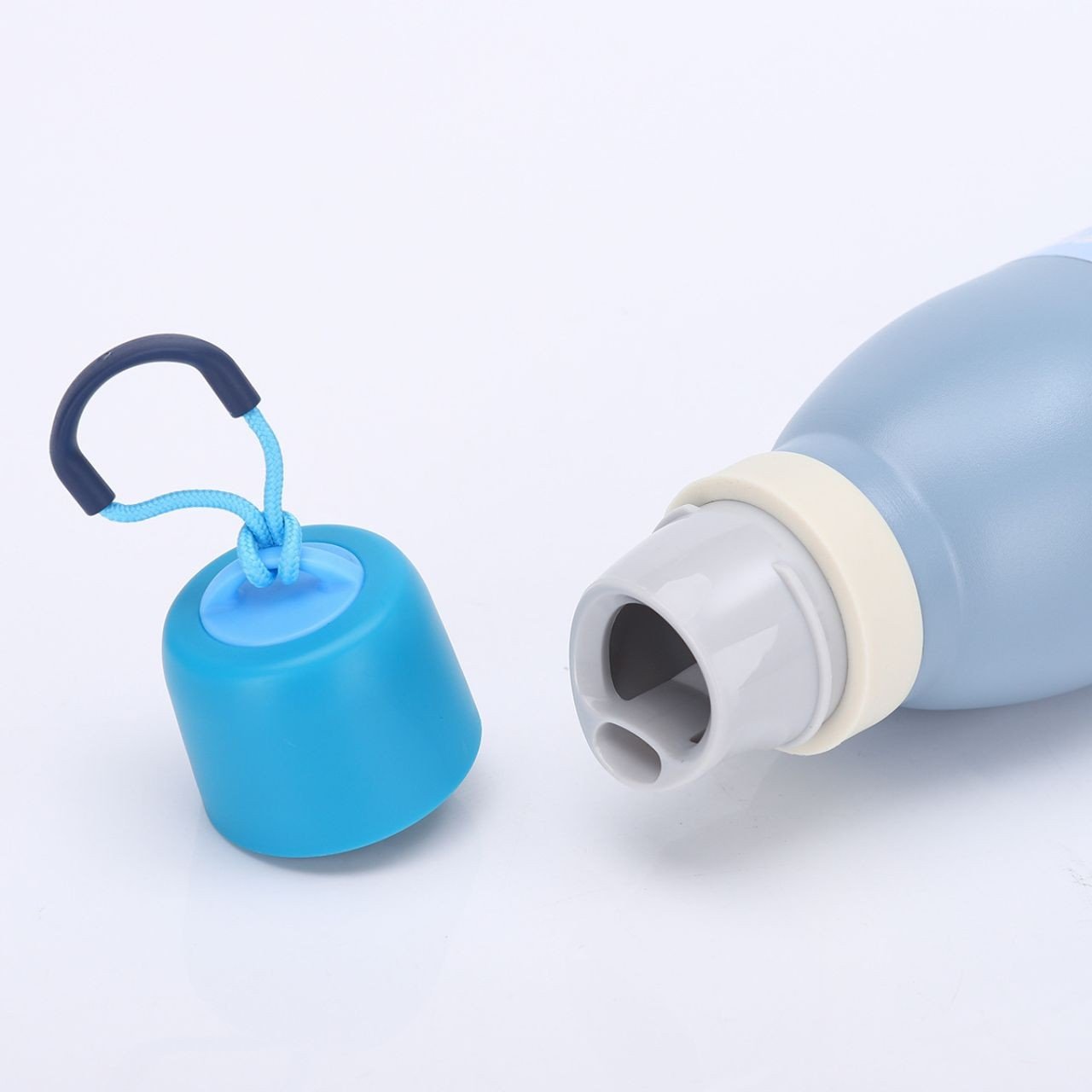 Stainless Steel Double Wall Sport Bottle with Carry Strap | High Insulation | Portable & Leakproof | 700 ML | Assorted Colors | Box Packing - Image 10