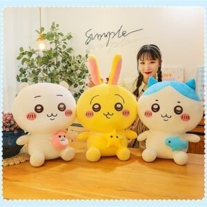 Cute Cartoon Character Plush Toy for Kids | Big Size | Washable & Huggable | Imported Skin | 50 Cm | Assorted Colors | OPP Packing