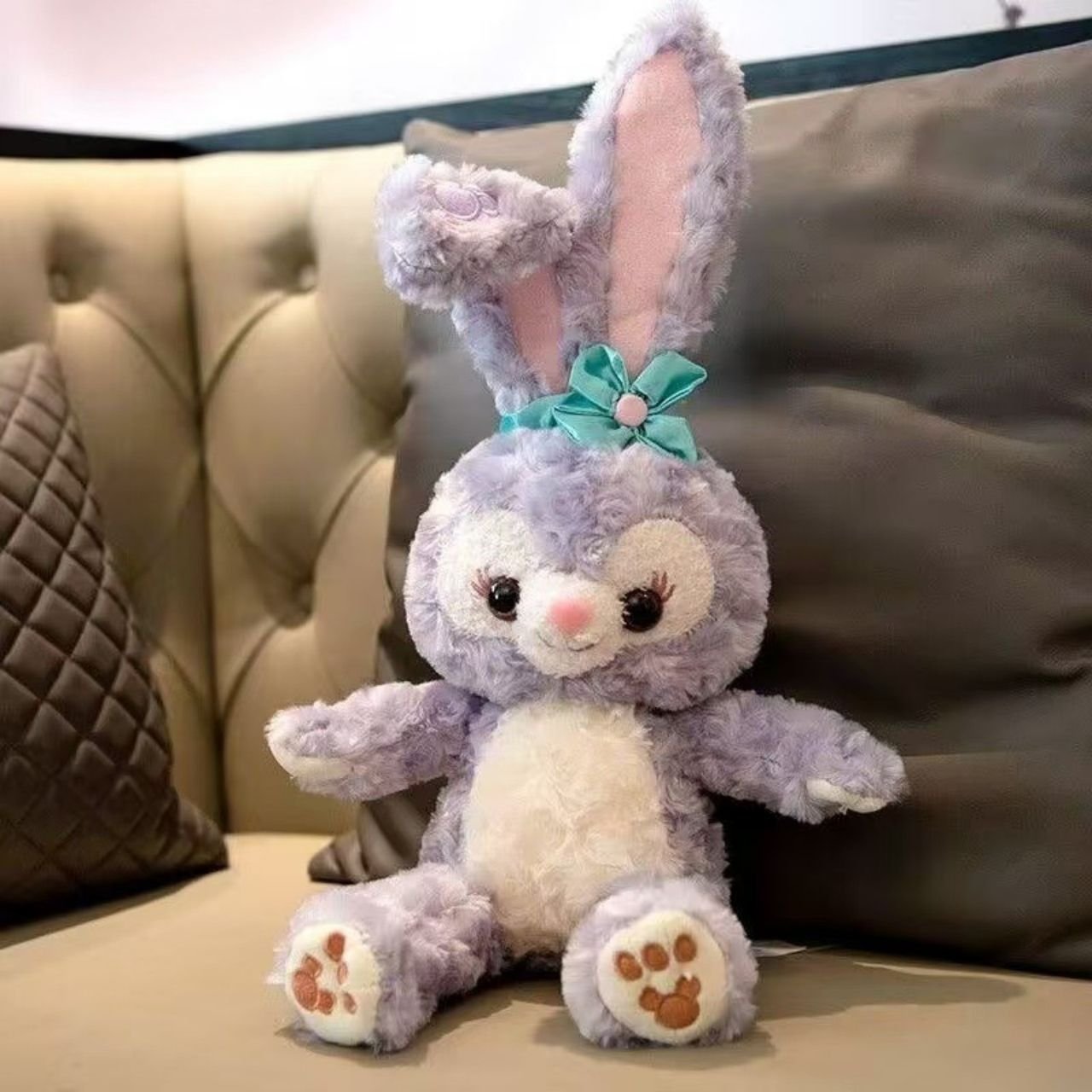Cute Bunny Plush Toy for Kids with Big Ears | Washable & Huggable | Soft Toy | Imported Skin | Big Size | 50 Cm | OPP Packing - Image 3