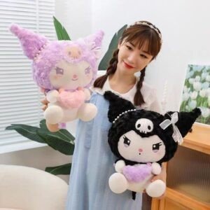 Cute Sanrio Plush Toy for Kids | Big Size | Washable & Huggable | Imported Skin | 50 Cm | Assorted Colors | OPP Packing