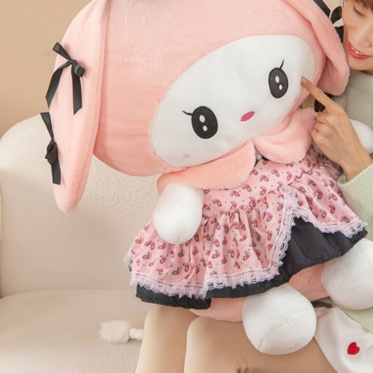 Cute Kawaii Imported Plush Toy for Kids | Big Size | Washable & Huggable | Imported Skin | 50 Cm | Assorted Colors | OPP Packing - Image 4