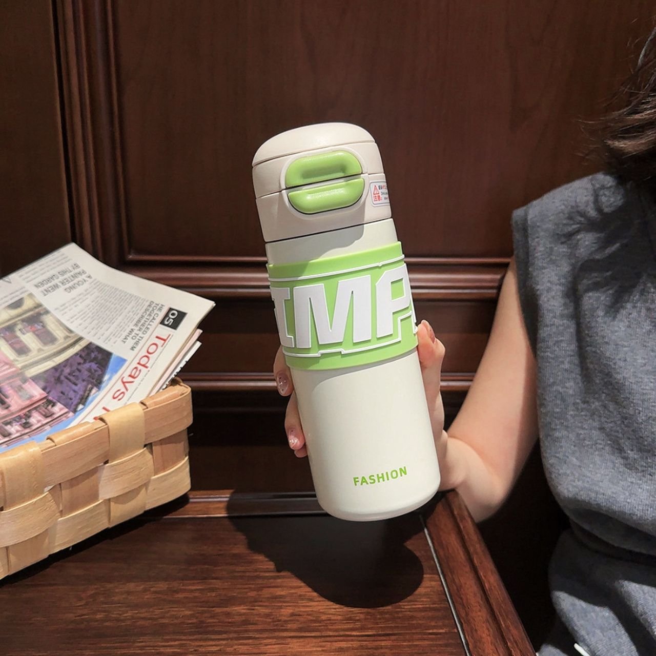 Stainless Steel Insulated Sipper for Kids with Silicone Sleeves | Double wall Insulated | Dual Sipper | Portable & Leakproof | 500 ML | Assorted Colors | Box Packing - Image 3