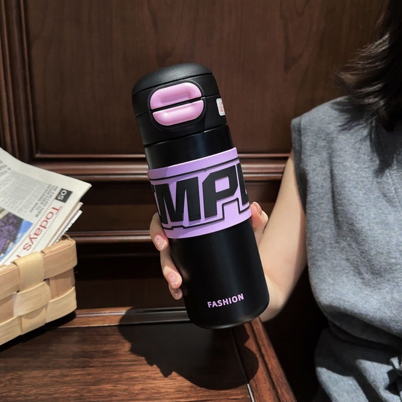 Stainless Steel Insulated Sipper for Kids with Silicone Sleeves | Double wall Insulated | Dual Sipper | Portable & Leakproof | 500 ML | Assorted Colors | Box Packing - Image 4