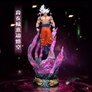Son Goku Action Figure Ultra Instinct | PVC Anime Collection | Decorative Item | 25 Cm | Box Packing
