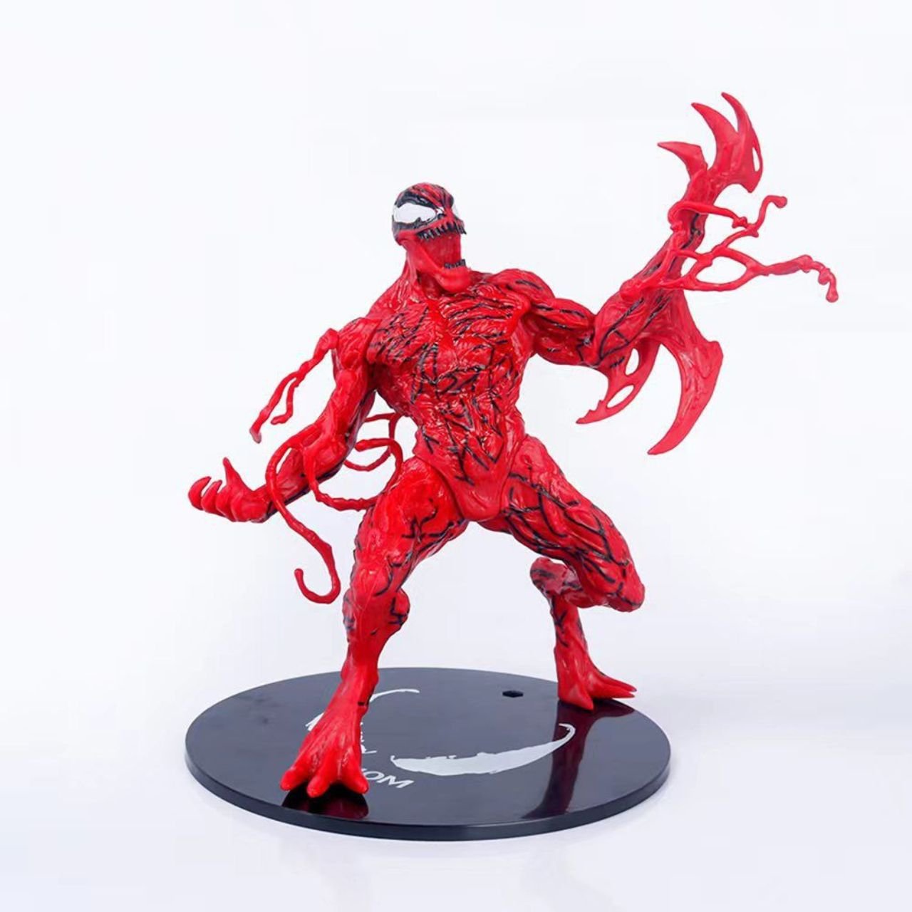PVC Standing Carnage Action Figure with Round Base | Anime Collectible | Decorative Item | 20 Cm | Box Packing