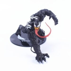 PVC Venom Action Figure with Round Base | Anime Collectible & Figure | Decorative Item | 12.5 CM | Box Packing