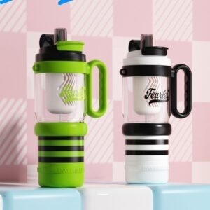 Stainless Steel Tumbler with Handle | 4 In 1 | Detachable Infuser | Insulated Bottom | Portable & Leakproof | 1000 ML | Assorted Colors | Box Packing