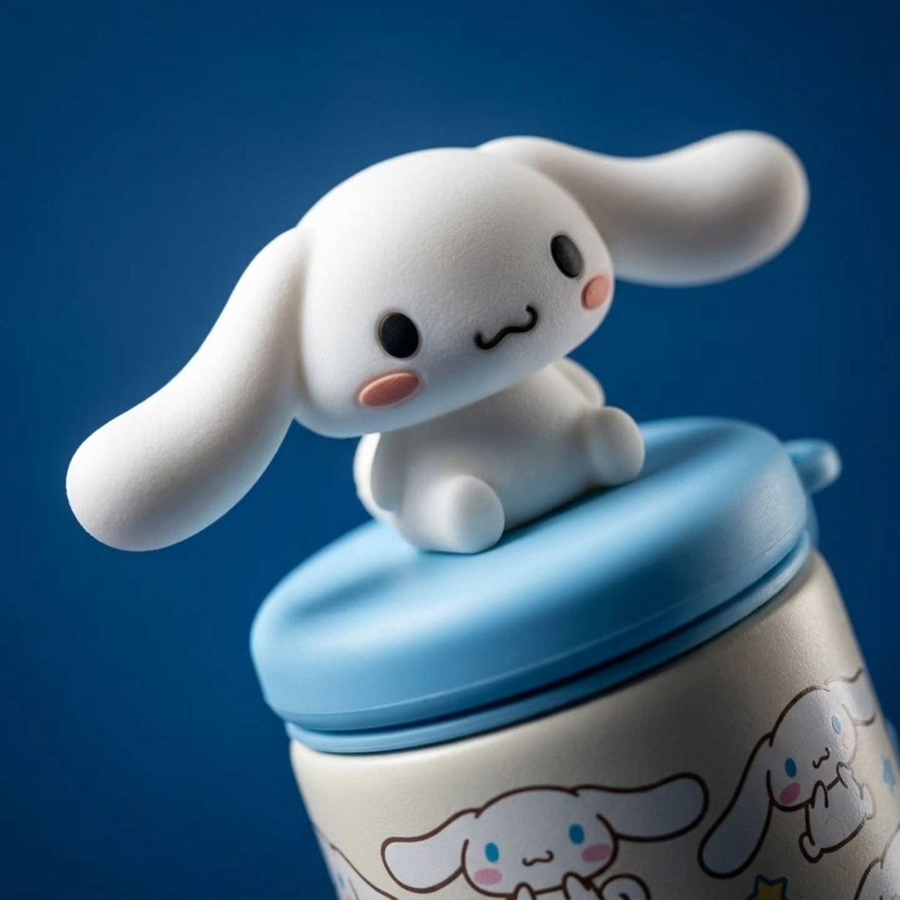 Stainless Steel Insulated Kawaii Bottle for kids with Carry Strap | Cartoon Print & Character Head | Portable & Leakproof | 500 ML | Assorted Colors | Box Packing - Image 5
