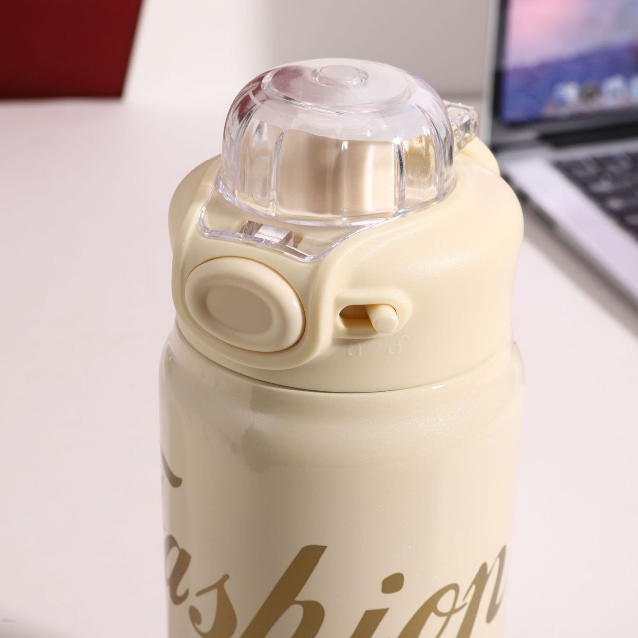Stainless Steel Sport Water Bottle with Carry Loop | Double wall Insulation | Portable & Leakproof | Dual Sip | 600 ML | Assorted Colors | Box Packing - Image 8