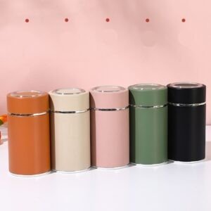 Stainless Steel Food Bowl | Double wall Insulation | Portable & Leakproof | Strainer | 300 ML | Assorted Colors | Box Packing