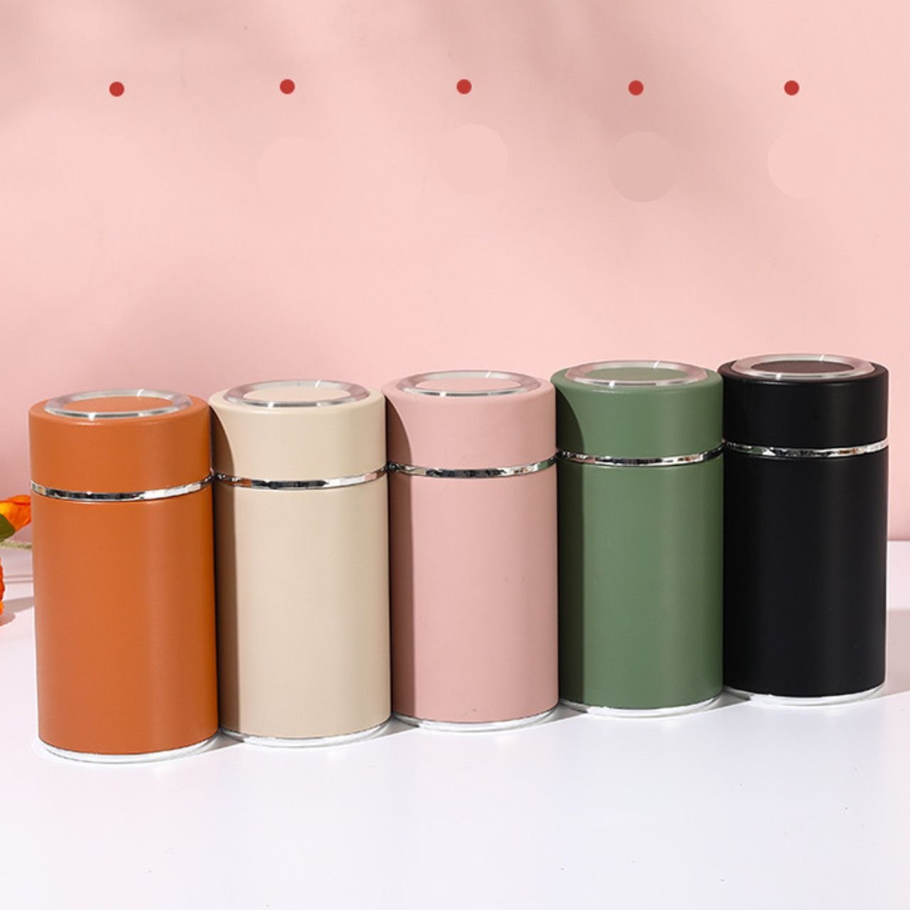 Stainless Steel Food Bowl | Double wall Insulation | Portable & Leakproof | Strainer | 300 ML | Assorted Colors | Box Packing