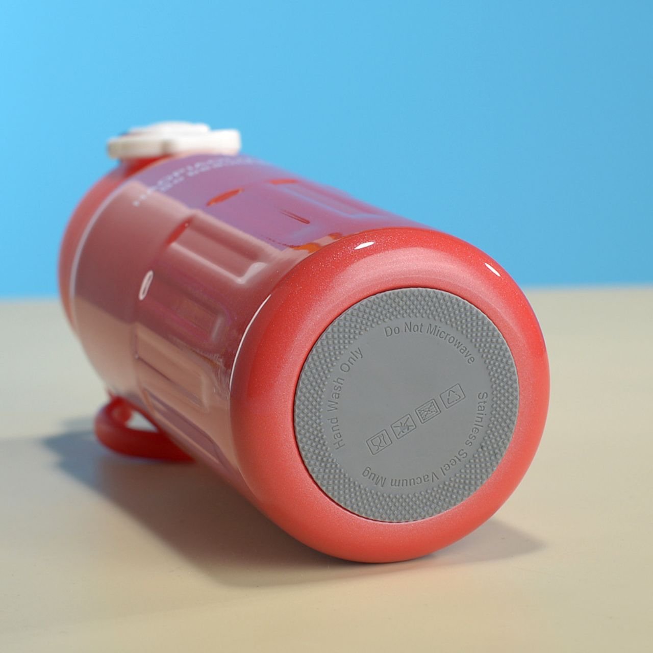 Stainless Steel Insulated Bottle with Carrying Handle | Portable & Leakproof | Push Lock Button | 500 ML | Assorted Colors | Box Packing - Image 6