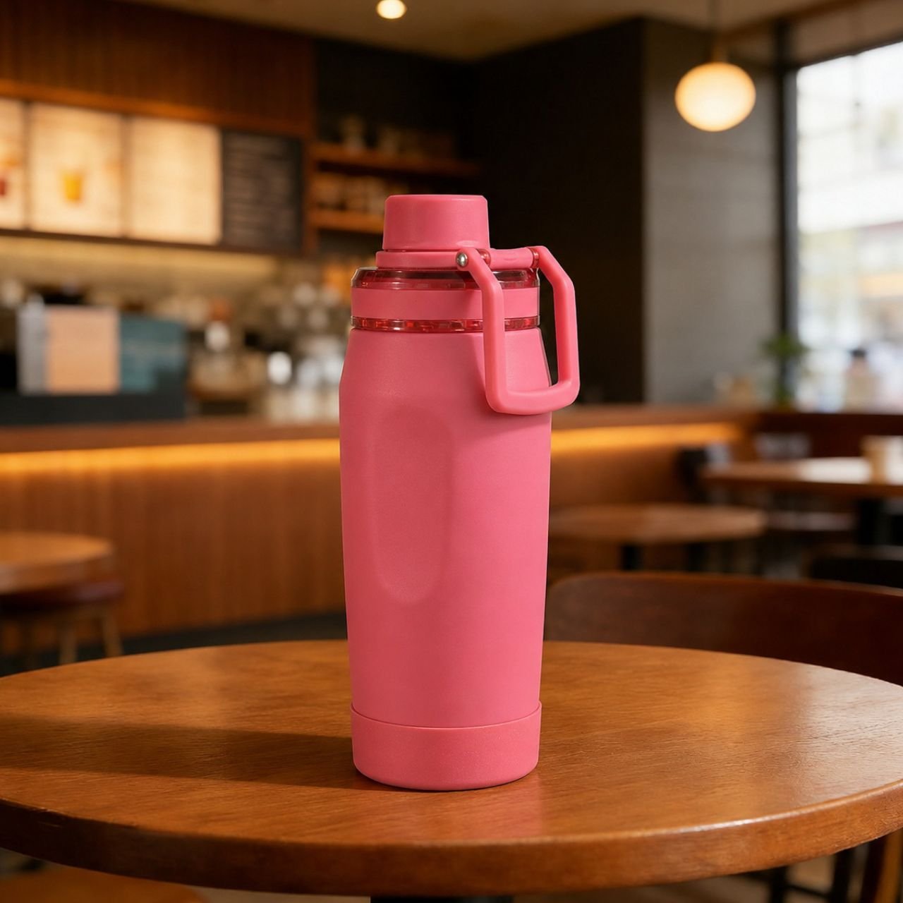 Stainless Steel Sport Bottle | Double wall Insulation | Portable & Leakproof | Silicone Bottom | 750 ML | Assorted Colors | Box Packing - Image 5