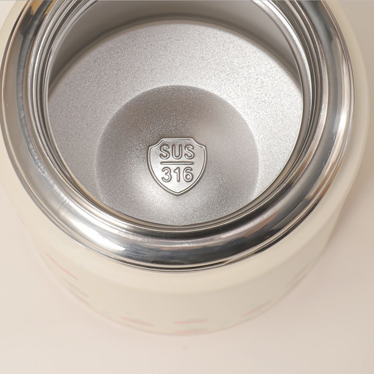 Stainless Steel Food Bowl with Foldable Spoon | Double wall Insulation | Flower Printed | Portable & Leakproof | 500 ML | Assorted Prints | Box Packing - Image 4