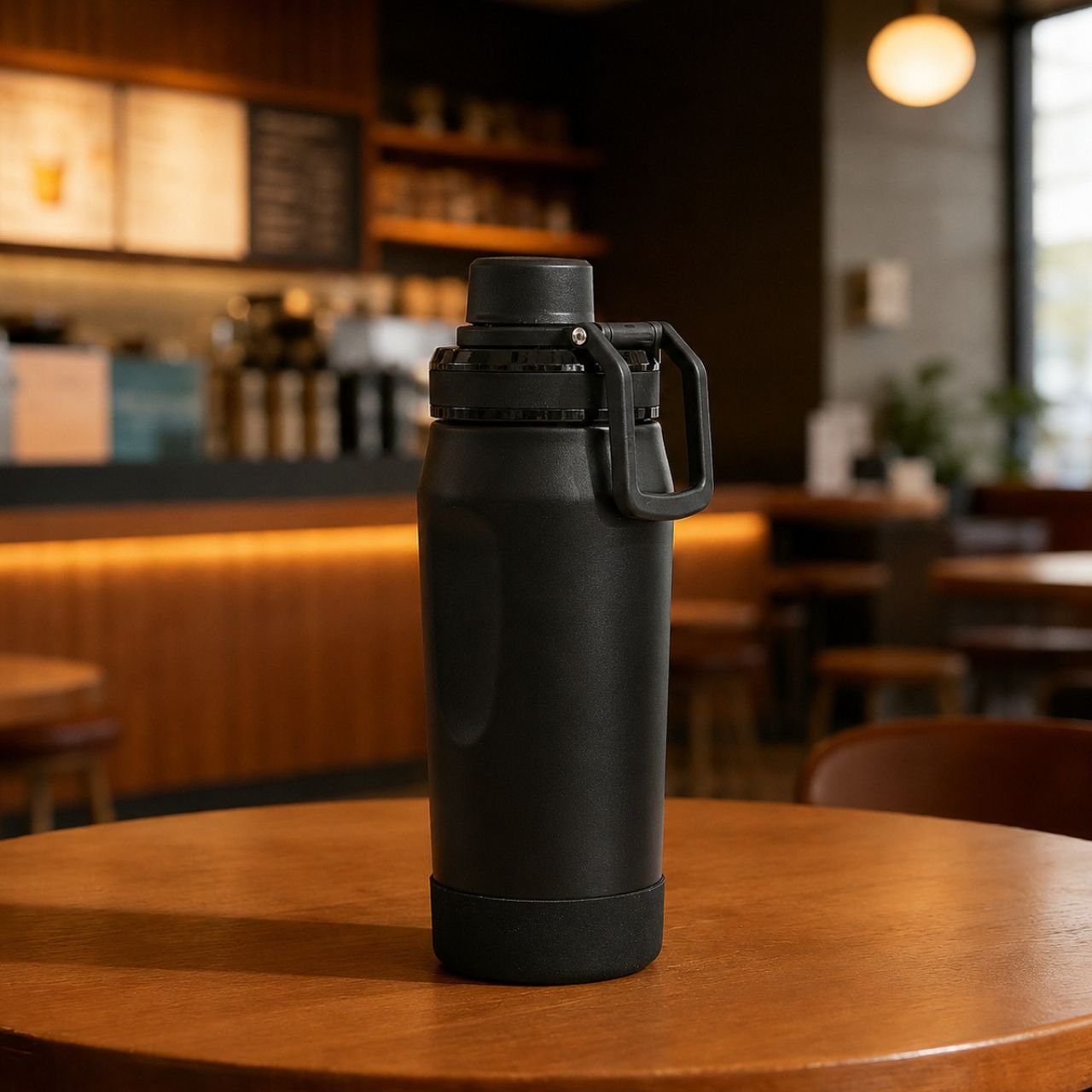 Stainless Steel Sport Bottle | Double wall Insulation | Portable & Leakproof | Silicone Bottom | 750 ML | Assorted Colors | Box Packing - Image 3