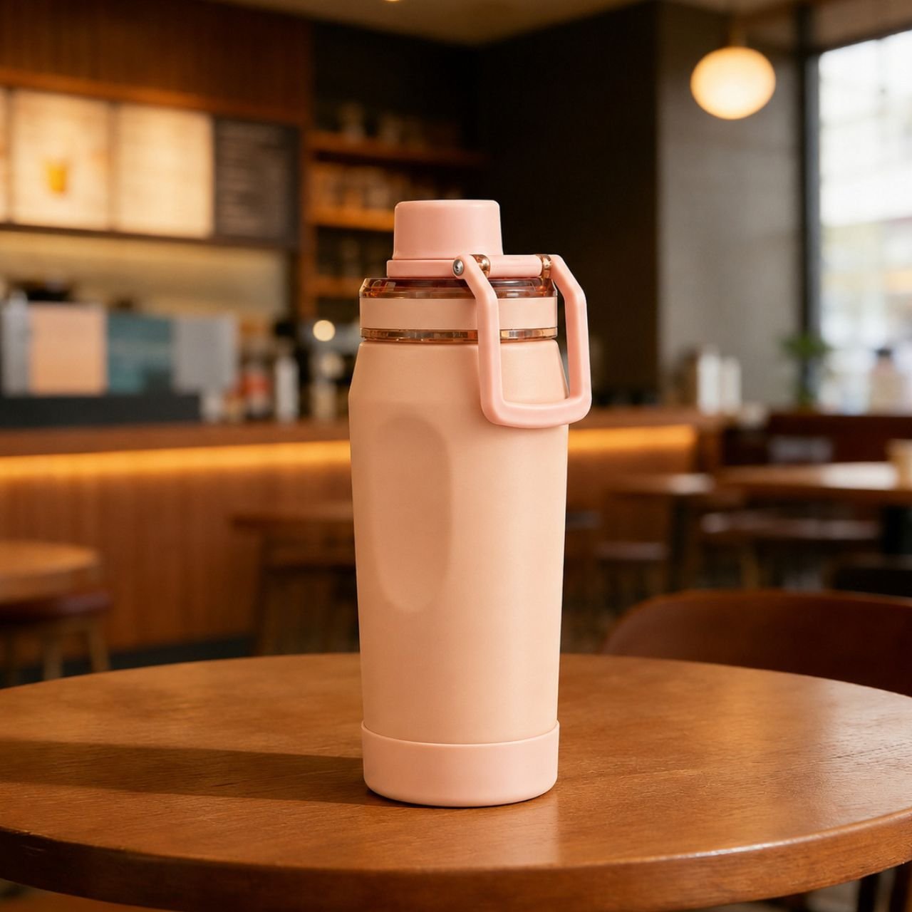Stainless Steel Sport Bottle | Double wall Insulation | Portable & Leakproof | Silicone Bottom | 750 ML | Assorted Colors | Box Packing - Image 2