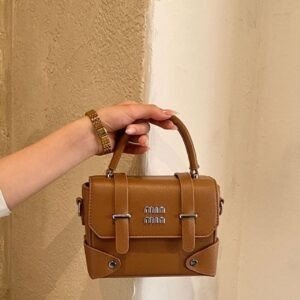 PU Leather Ladies Satchel Bag with Shoulder Strap | Lock & Zip Closure | 13x18x7 Cm | Assorted Colors | OPP Packing