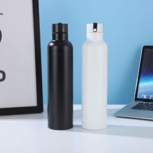 Stainless Steel Insulated Sport Slim Bottle with Carry Strap | Portable & Leakproof | Double wall | 1000 ML | Assorted Colors | Box Packing
