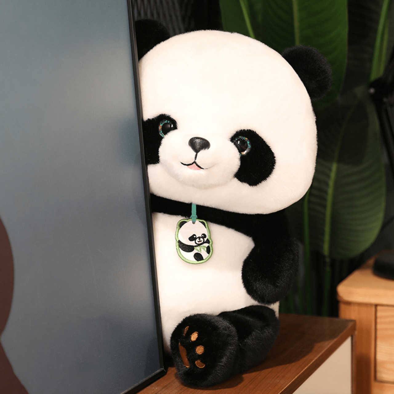 Cute Character Panda Plush Toy for Kids | 30 Cm | Huggable and Washable | Super Soft Imported Skin | OPP Packing - Image 2