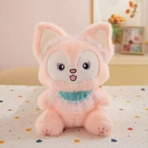 Cute Kawaii Pink Cat Plush Toy | Soft & Cuddly Stuffed Kitty Doll with Sparkly Collar | Washable & Imported Skin | 20-23 Cm | OPP Packing