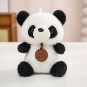 Cute Panda Plush Toy with Hanging Pendant | Soft & Cuddly Stuffed Animal Toy | Washable & Imported Skin | 20-23 Cm | OPP Packing